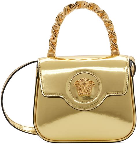 versace gold medusa bag|versace medusa shoulder bag.